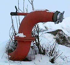 close-up of North Star dry hydrant